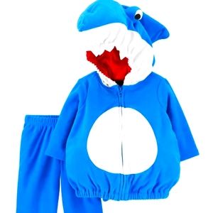 NWT Carters Shark Costume 6-9m